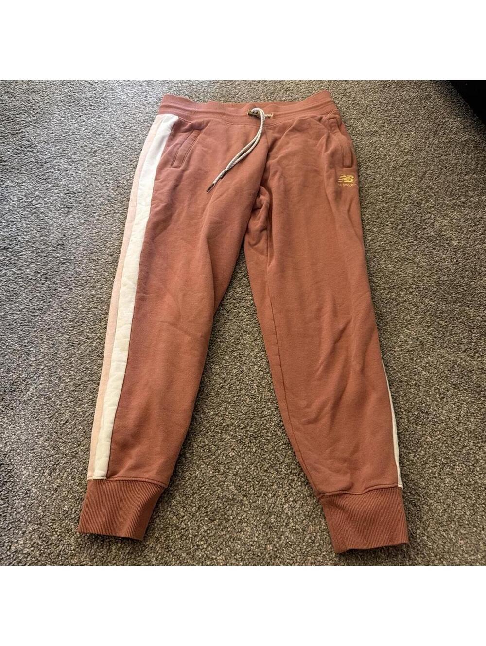New Balance Women's Pink and Burgundy Joggers-tracksuit